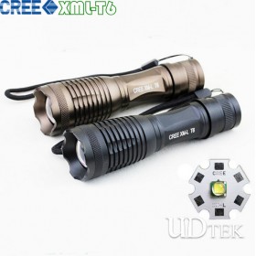 Cree T6 LY-E6 Focusing light led search flashlight UD09052